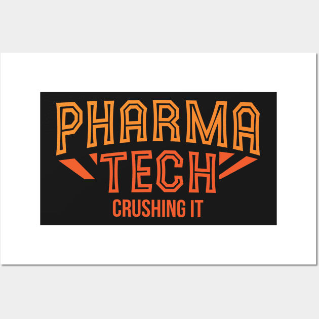 PHARMACY TECHNICIAN: Pharma Tech Wall Art by woormle